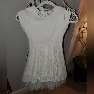 Disney white dress girls 7/8
